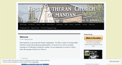 Desktop Screenshot of firstlutheranofmandan.com